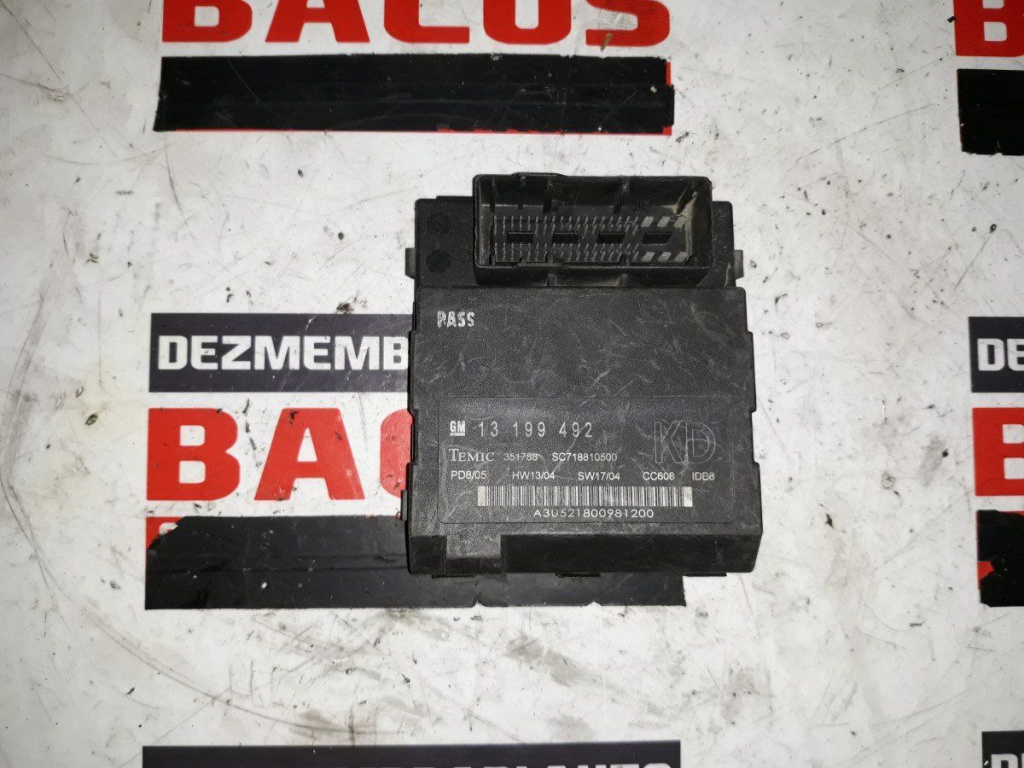 Modul confort BCM Opel Vectra C, Signum cod 13199492 KD