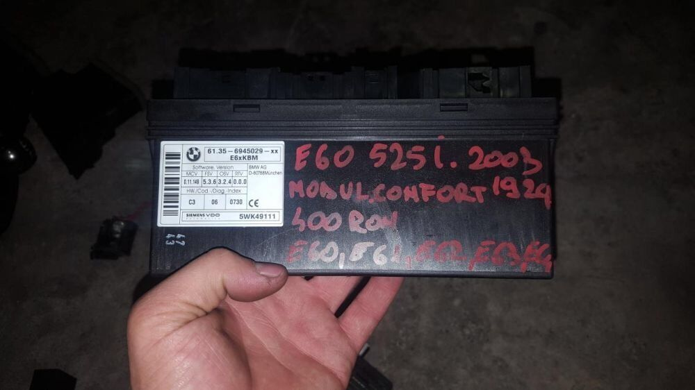 Modul confort e60 modul lumini calc airbag