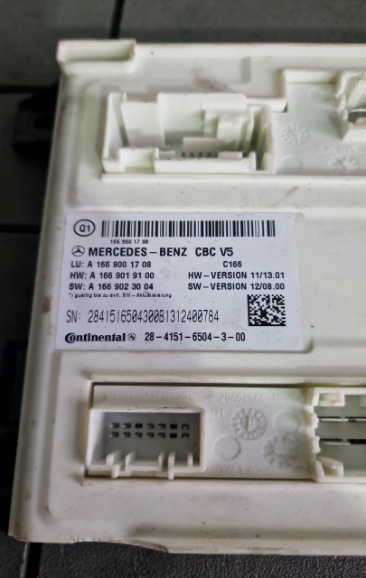 Modul confort / SAM Cod: A1669001708 / A