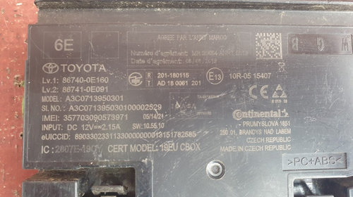 Modul control baterie Toyota Corolla Hybrid 2019 2020 2021 2022 cod 2807E-19CY