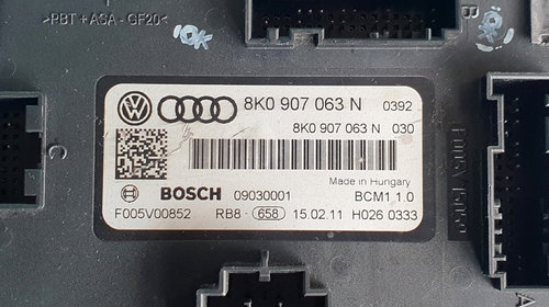 Modul control central 8K0907063N, Audi A4 (8K2, B8)