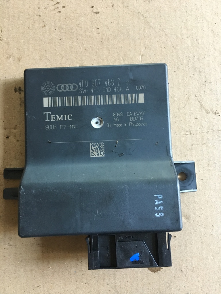 Modul control central can gateway Audi A6 4F0907468D 4F0 907 468 D 4F0910468A 4F0 910 468 A