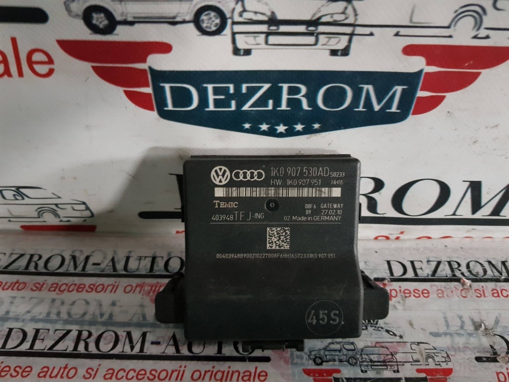 Modul control central Gateway Audi A3 1k0907530ad