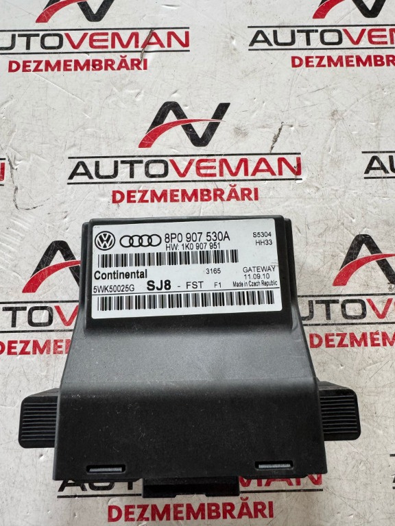 Modul Control Central Gateway Audi A3 2010 Sportback 8P 8P1 8PA 8P0907530A