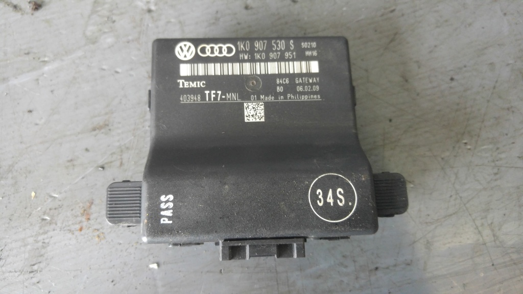 Modul control central gateway audi a3 8p 2010 1k0907530s