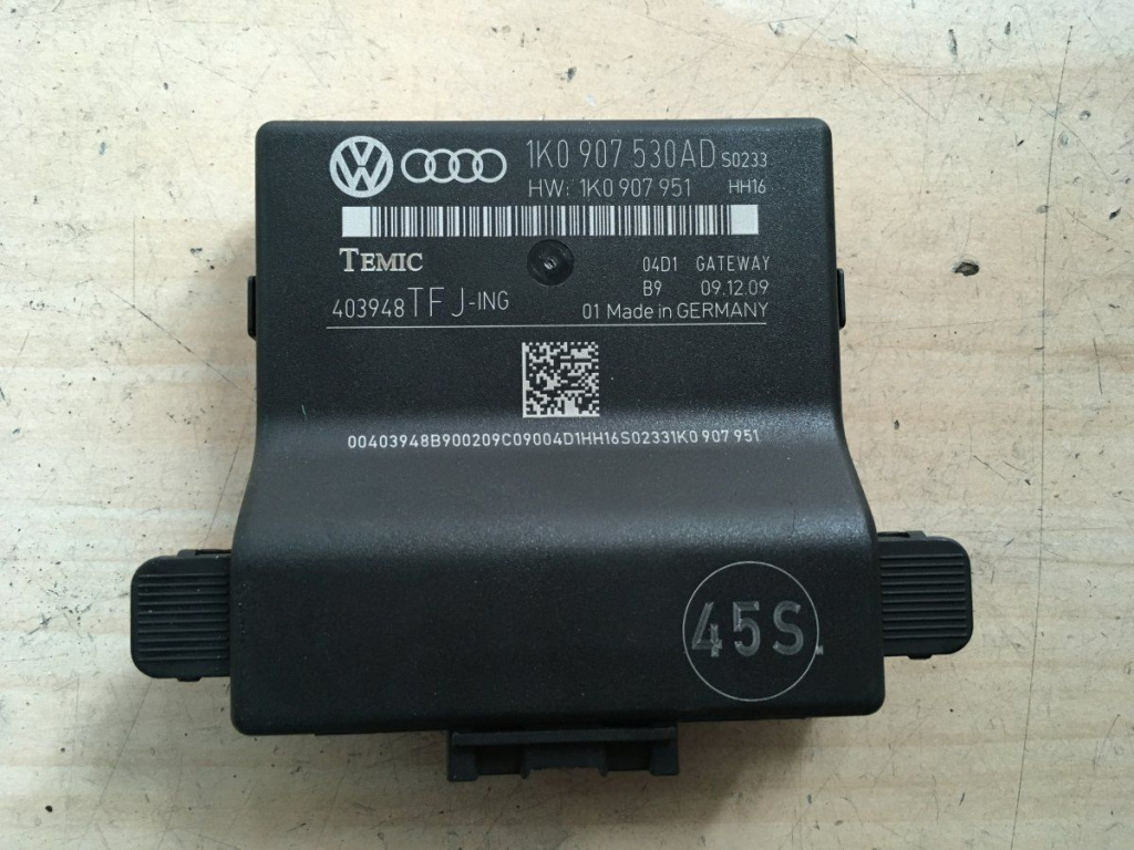 Modul control central Gateway Audi A3 cod: 1k0907530ad