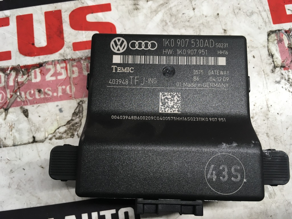 Modul control central Gateway Audi A3 cod: 1k0907530ad