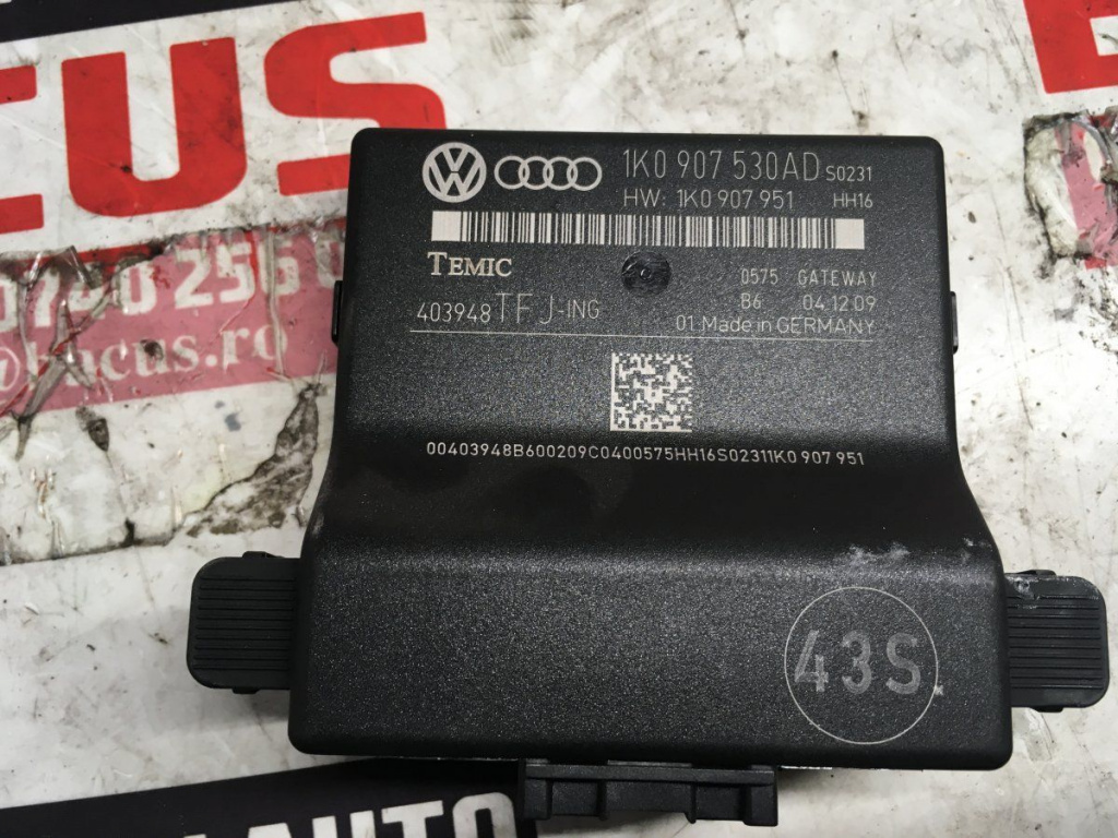 Modul control central Gateway Audi A3 cod: 1k09075