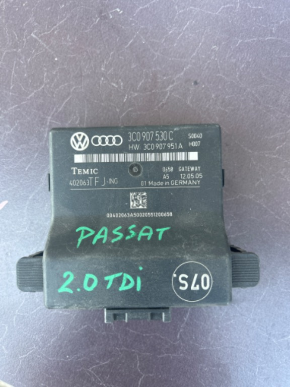 Modul control central Vw Passat (3C), 3C0907530C