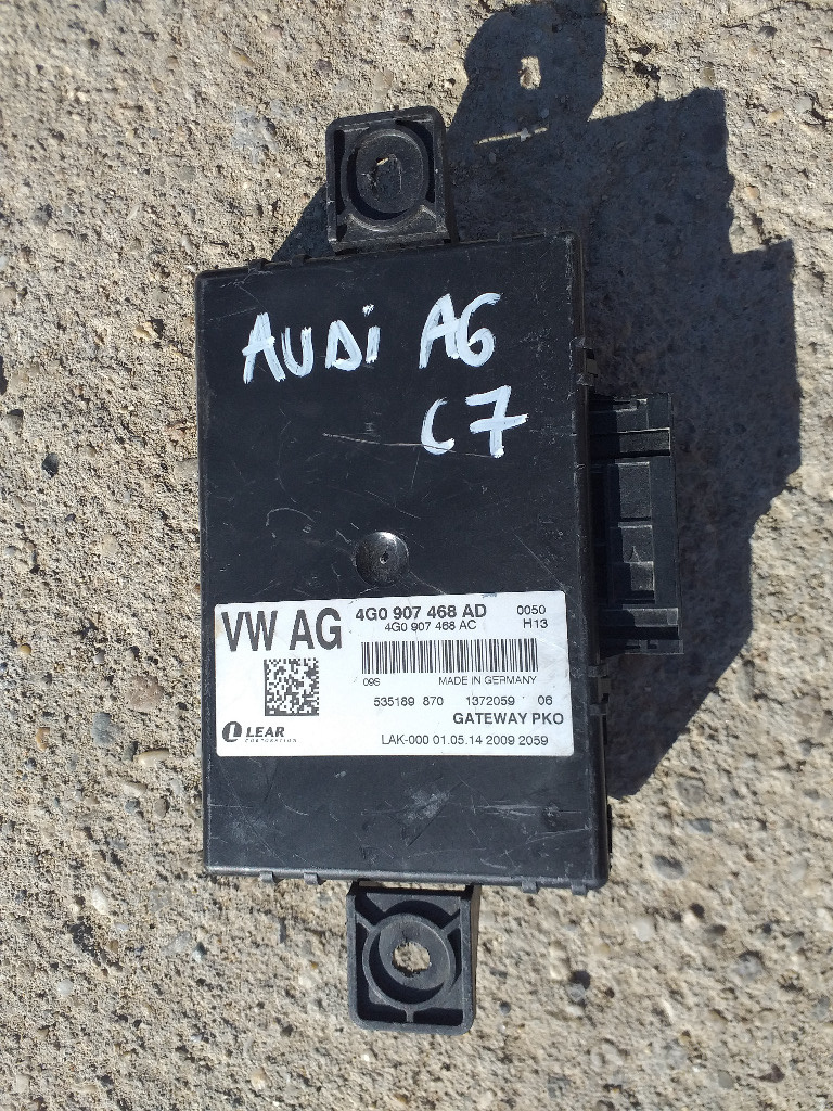 Modul control Gateway Audi A6 C7 , Cod : 4g0907468AD