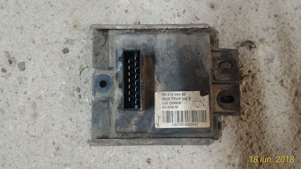 Modul control lumini Peugeot 607 , 2002 , 2.2 hdi , cod : 9641004580