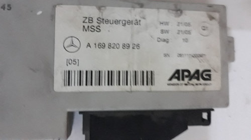 Modul Control Mercedes A CLASS W169 Cod A1698208926