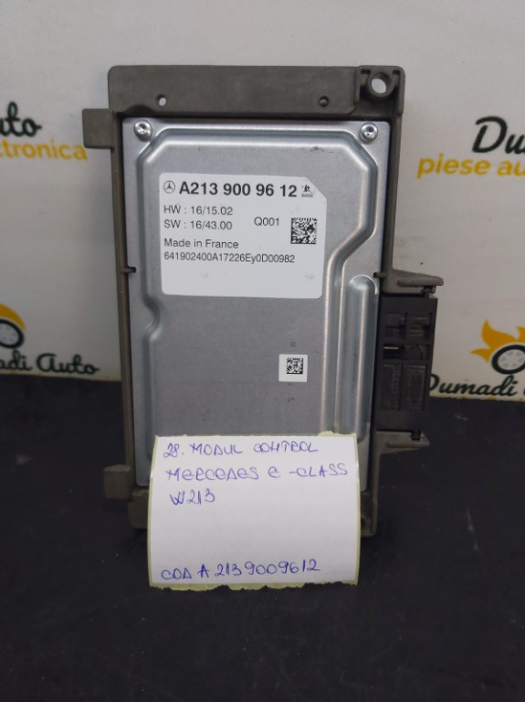 Modul control MERCEDES E-CLASS W213 Cod A 2139009612