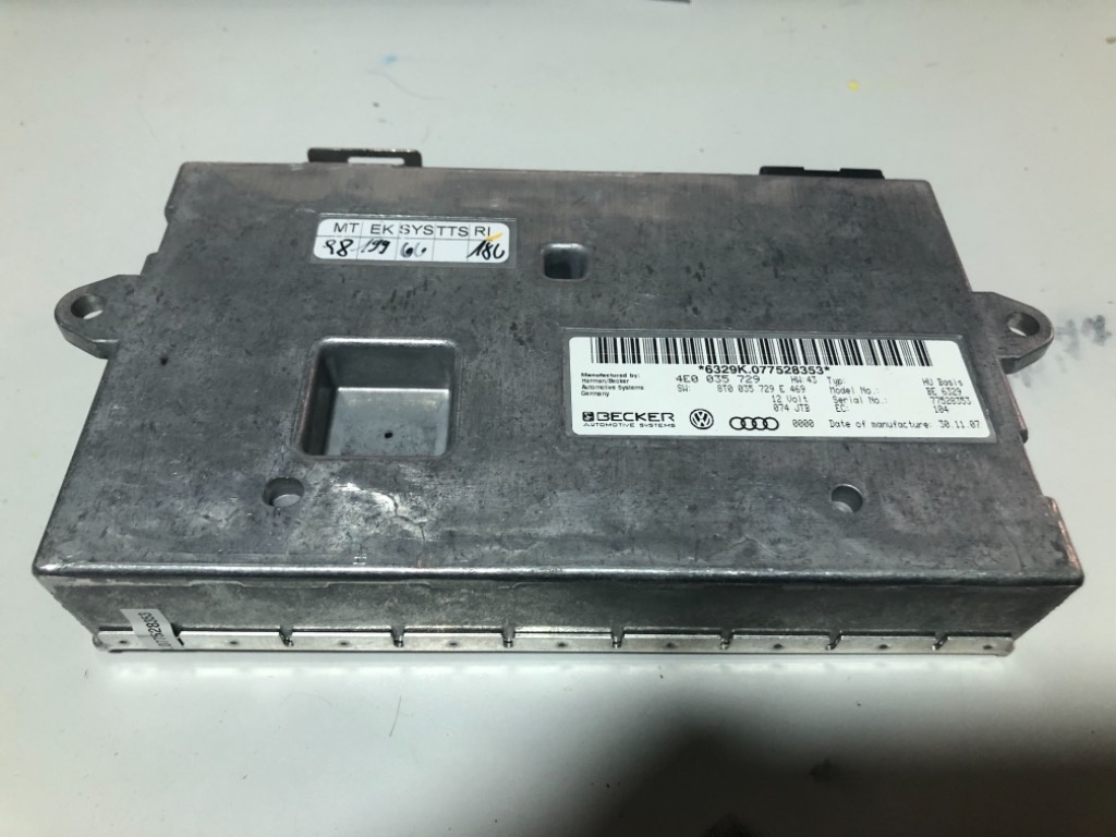 Modul control MMI Audi A4 B8 2009 4E0035729 4E0 03