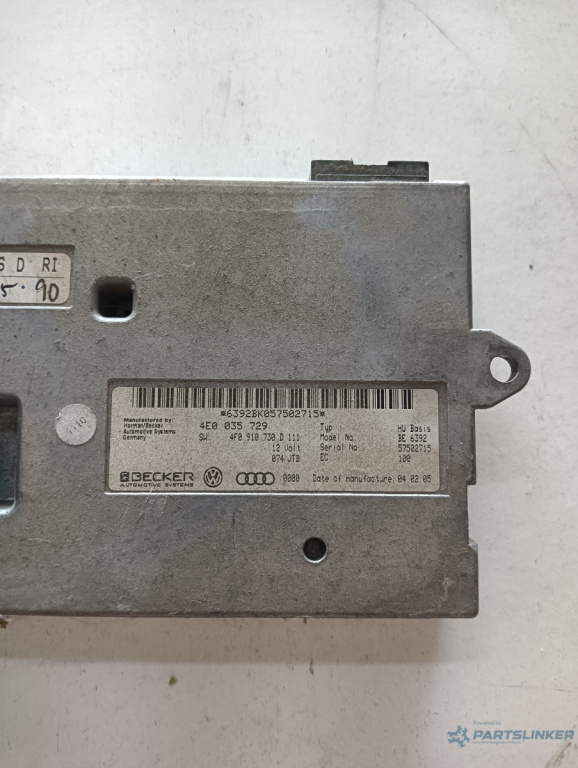 Modul control MMI AUDI A8 II 4E2, 4E8 20