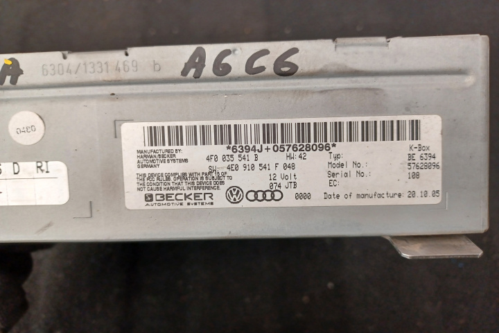 Modul control radio 4F0035541BX 4E003554