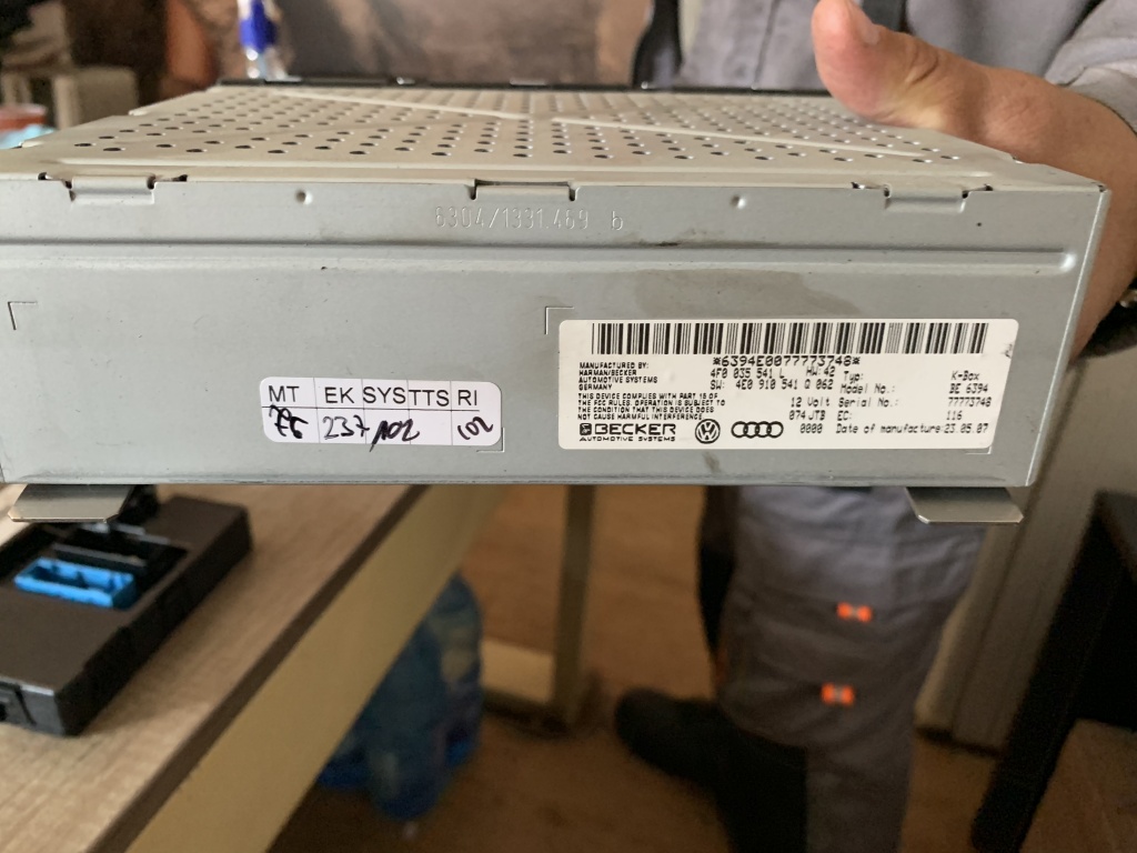 Modul control radio 4F0035541L, 8E0910541Q, Audi A