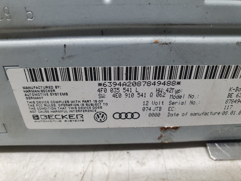 Modul control radio 4F0035541L Audi A6 4