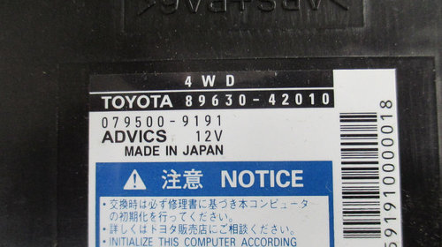 Modul control tractiune 89630-42010 Toyota Rav 4 III 2.2D-DCAT 177cp 2AD-FTV 2006 2007 2008 2009 2010