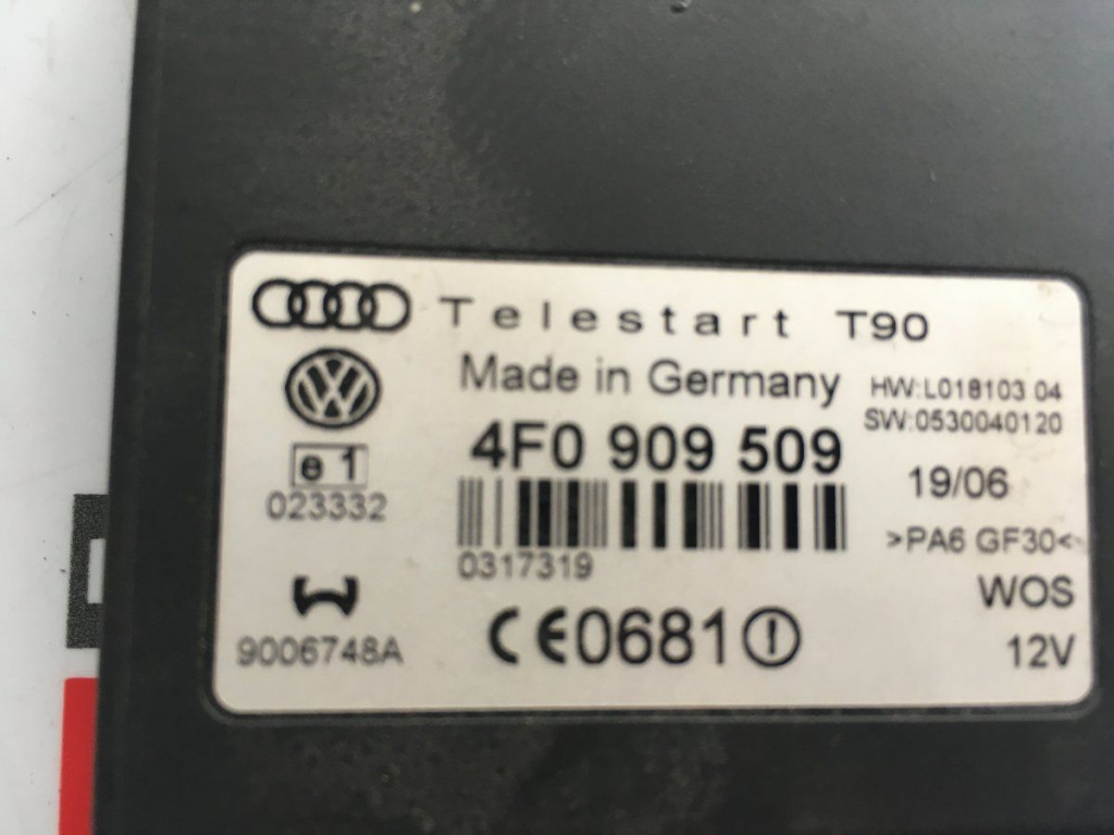 Modul control Webasto Audi A6 cod: 4f090