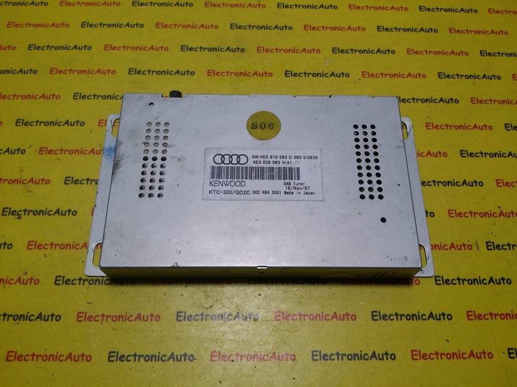 Modul Dab Radio MMI2G Audi A4 Q7 A8 4E0910563C, 4E