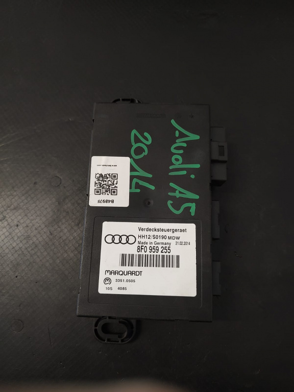 Modul decapotare , Audi A5 8T, 2014 COD 8F0959255 