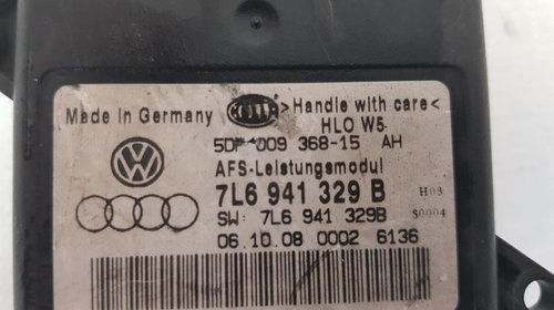 Modul droser calculator far Xenon VW Skoda Seat Audi 7L6941329B 2003 2004 2005 2006 2007 2008 2009 2010 2011 2012 2013 2014 2015 2016 2017 2018 2019 2020