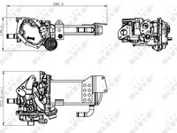 Modul egr 48202 NRF pentru Audi A6 Audi Q5 Audi A5 Audi A4 Seat Exeo