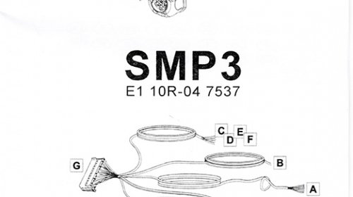 Modul electronic carlig remorcare cu 7pini SMP3