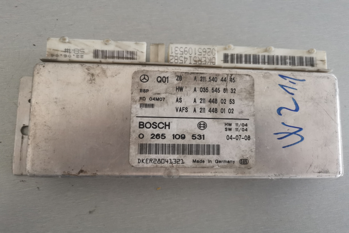 Modul ESP Calculator ESP, cod A2115404445, 0265109531, Mercedes Clasa E T-Model (S211), 2.2 CDI, OM646821 (idi:495685) 0265109531 Mercedes-Benz E-Class