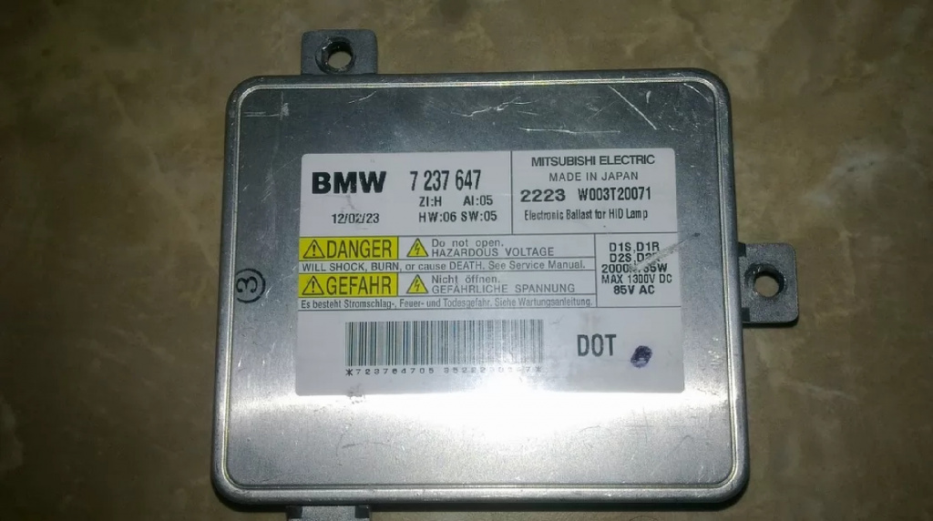 Modul far(balast xenon) F10,cod 7237647 BMW F10 an 2012 cod piesa 7237647 Nr636