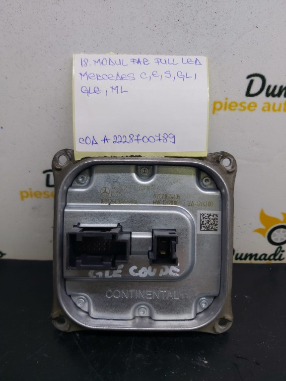 Modul far full led MERCEDES C,E,S,GL,GLE,ML-CLASS Cod A2228700789