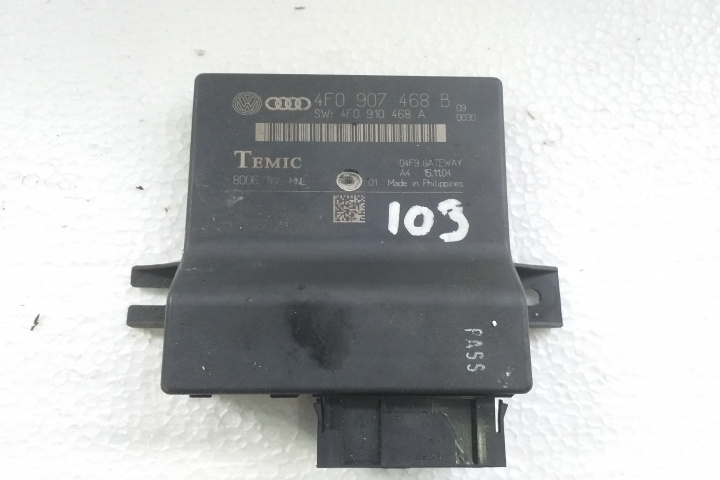 Modul gateway 4F0907468B C101L2 4F0907468B Audi A6 4F/C6 [2004 - 2008] Sedan 2.0 TDI MT (140 hp) volan dreapta