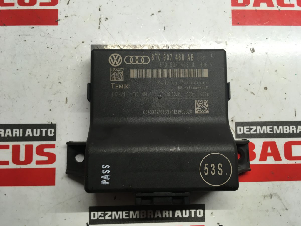 Modul gateway Audi A4 B8 cod: 8t0907468ab