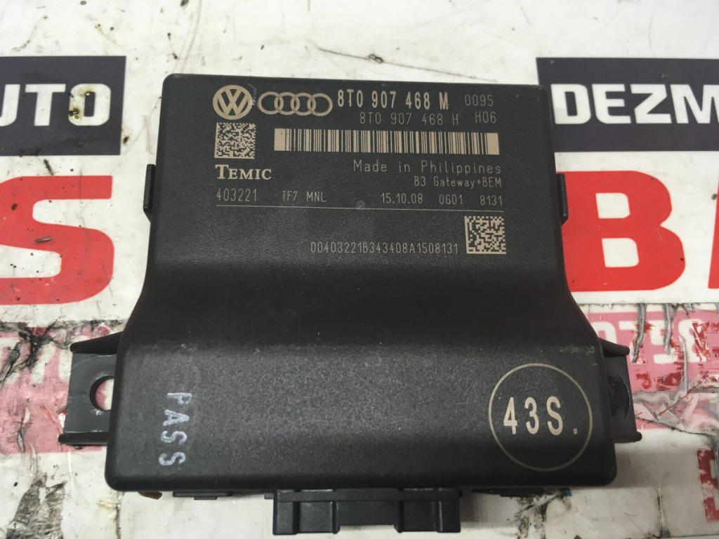 Modul gateway Audi A4 B8 cod: 8t0907468m