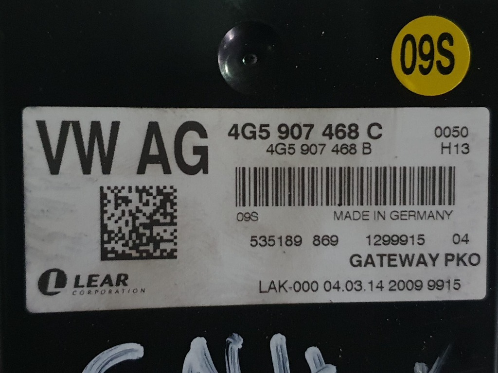 Modul gateway Audi A6 C7 2.0 d CNH 2014
