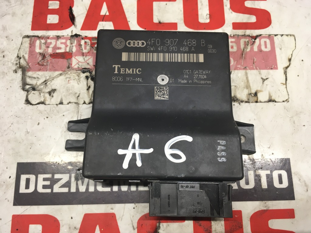 Modul gateway Audi A6 cod: 4f0907468b