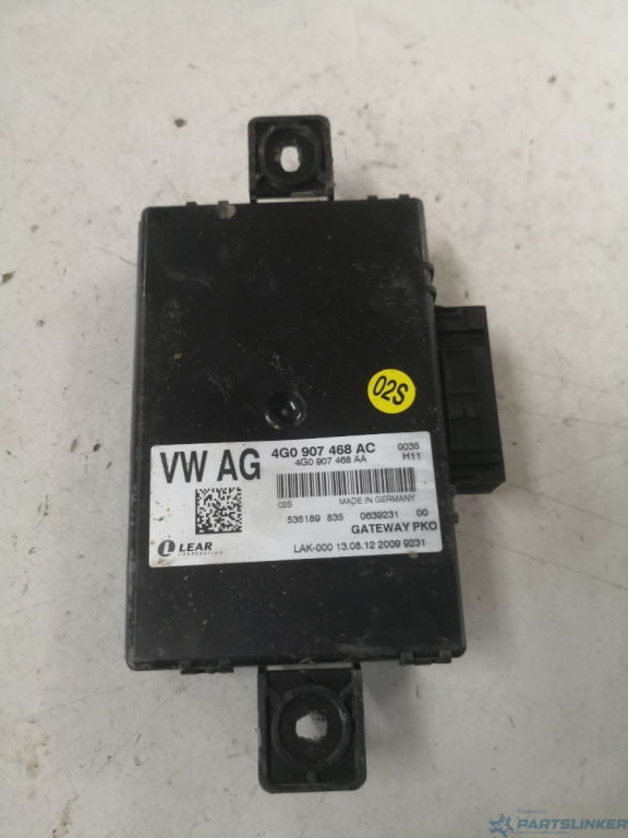 Modul Gateway AUDI A6/S6 IV Saloon (4G2, C7, 4GC) [ 2010 - 2018 ] OEM 4g0907468ac