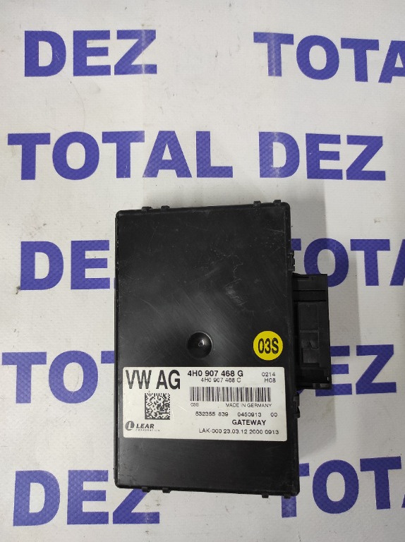 Modul Gateway,Audi A8 3.0 TDI , cod 4H0907468G