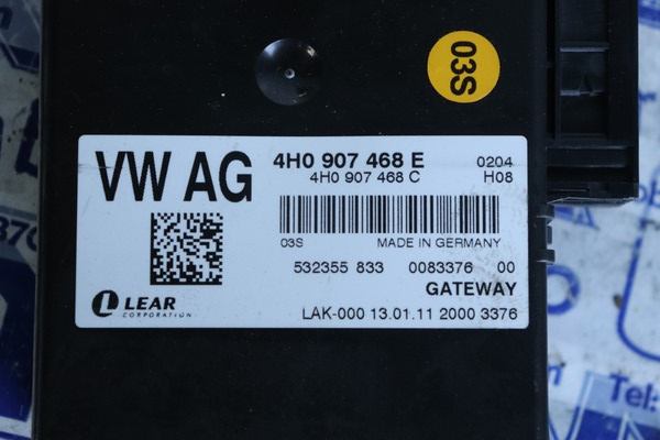 MODUL GATEWAY AUDI A8 D4 DIN 2011, COD: 