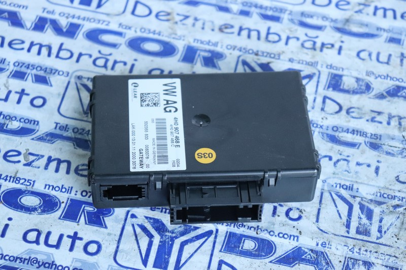 MODUL GATEWAY AUDI A8 D4 DIN 2011, COD: 4H0907468E