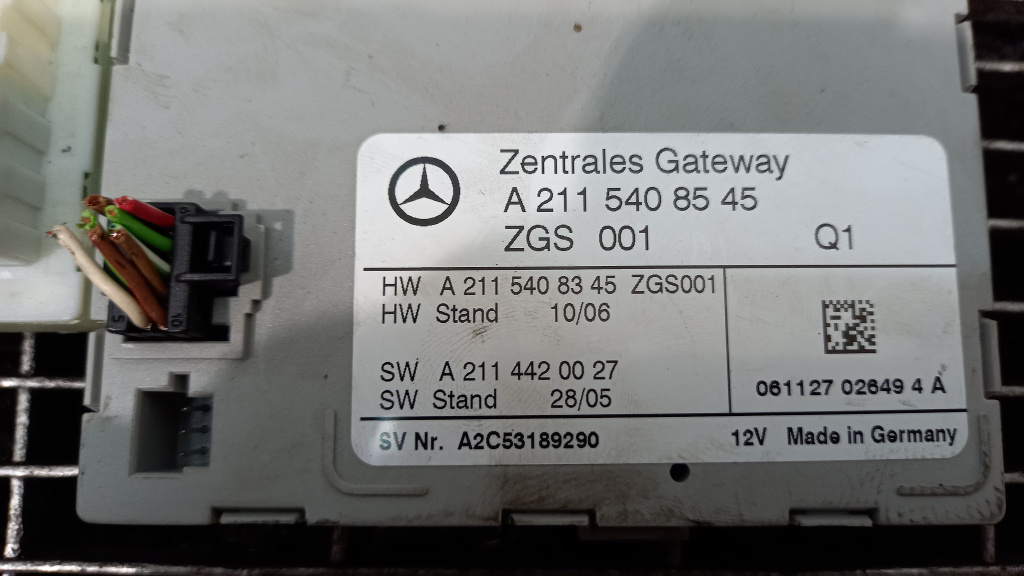 MODUL GATEWAY MERCEDES E-CLASS E-CLASS -