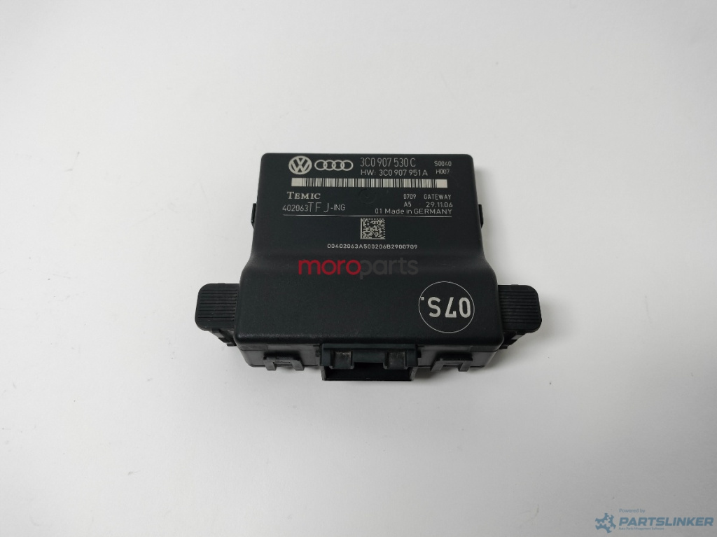 Modul gateway VOLKSWAGEN PASSAT Variant (3C5) [ 2005 - 2011 ] TDI (BMP) 103KW|140HP VAG OEM 3C0907530C / 3C0907951A