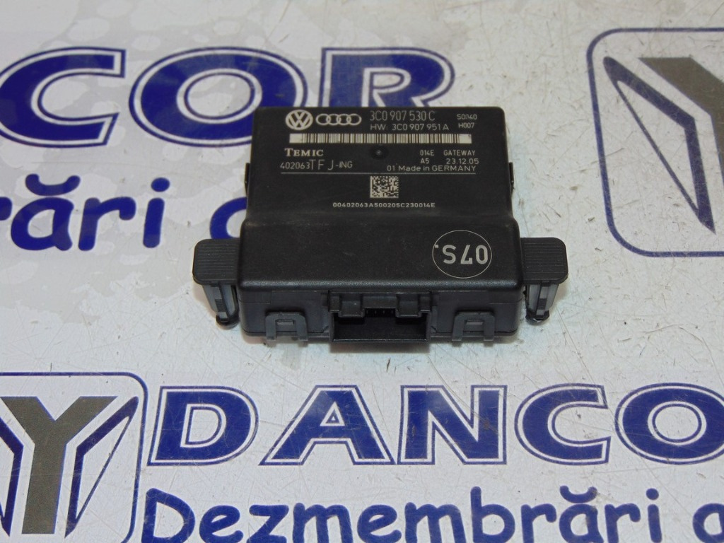 MODUL GATEWAY VW PASSAT B6 AN 2005/2010 COD 3C0907