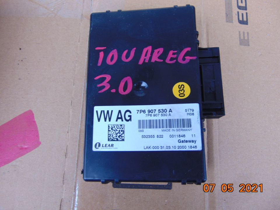Modul gateway vw Touareg 7p modul control interfata diagnostic dezmembrez touareg 7p