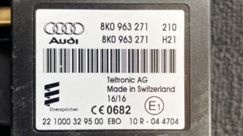 Modul incalzire stationare / Modul Eberspacher Audi A4 A5 Q5 8K0963271 ⭐⭐⭐⭐⭐