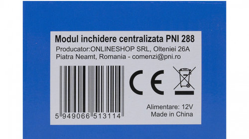 Modul Inchidere Centralizata Pni 288 Cu Telecomanda PNI288
