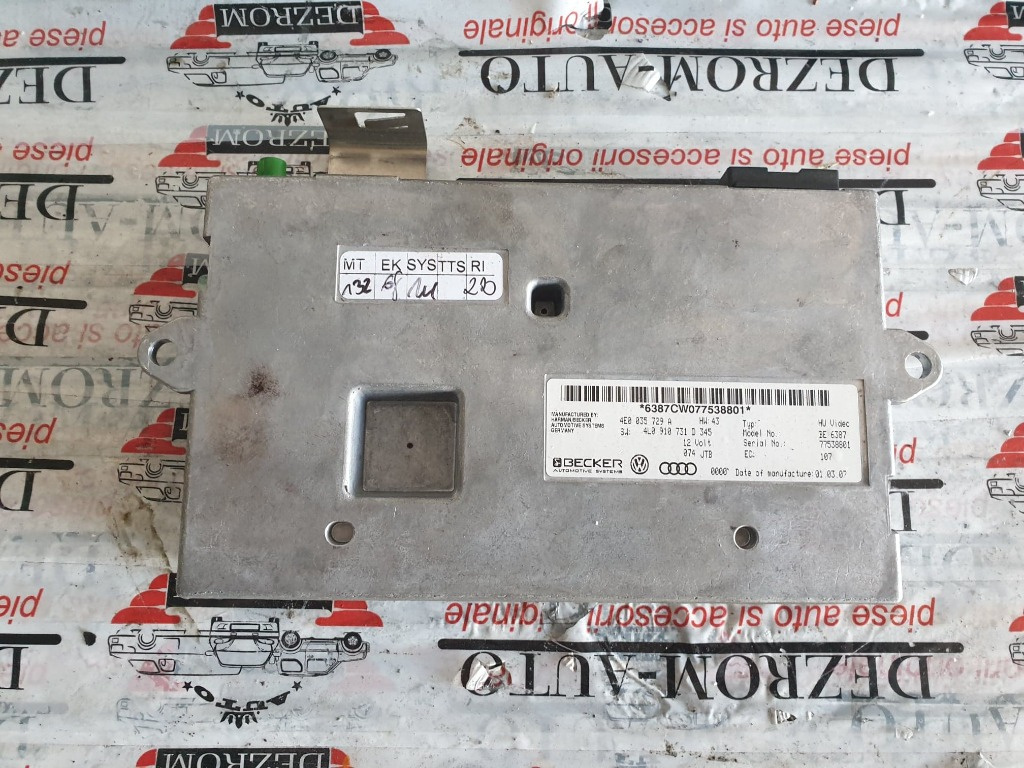 Modul intefata MMI Audi A6 C6 4F coduri 