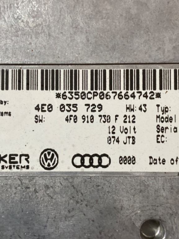 Modul interfata MMI 4E0035729 4F0910730F