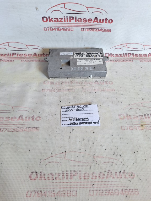 MODUL INTERFATA MMI AUDI A6 C6 2005-2010 4F0910729